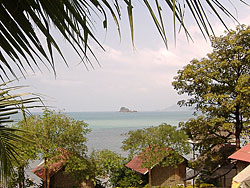 schitterend uitzicht vanuit de Baan Bon Khao bungalows