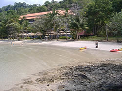 Laag water bij het Siam Bay Resort