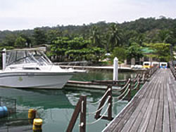 de jachthaven van Ko Chang